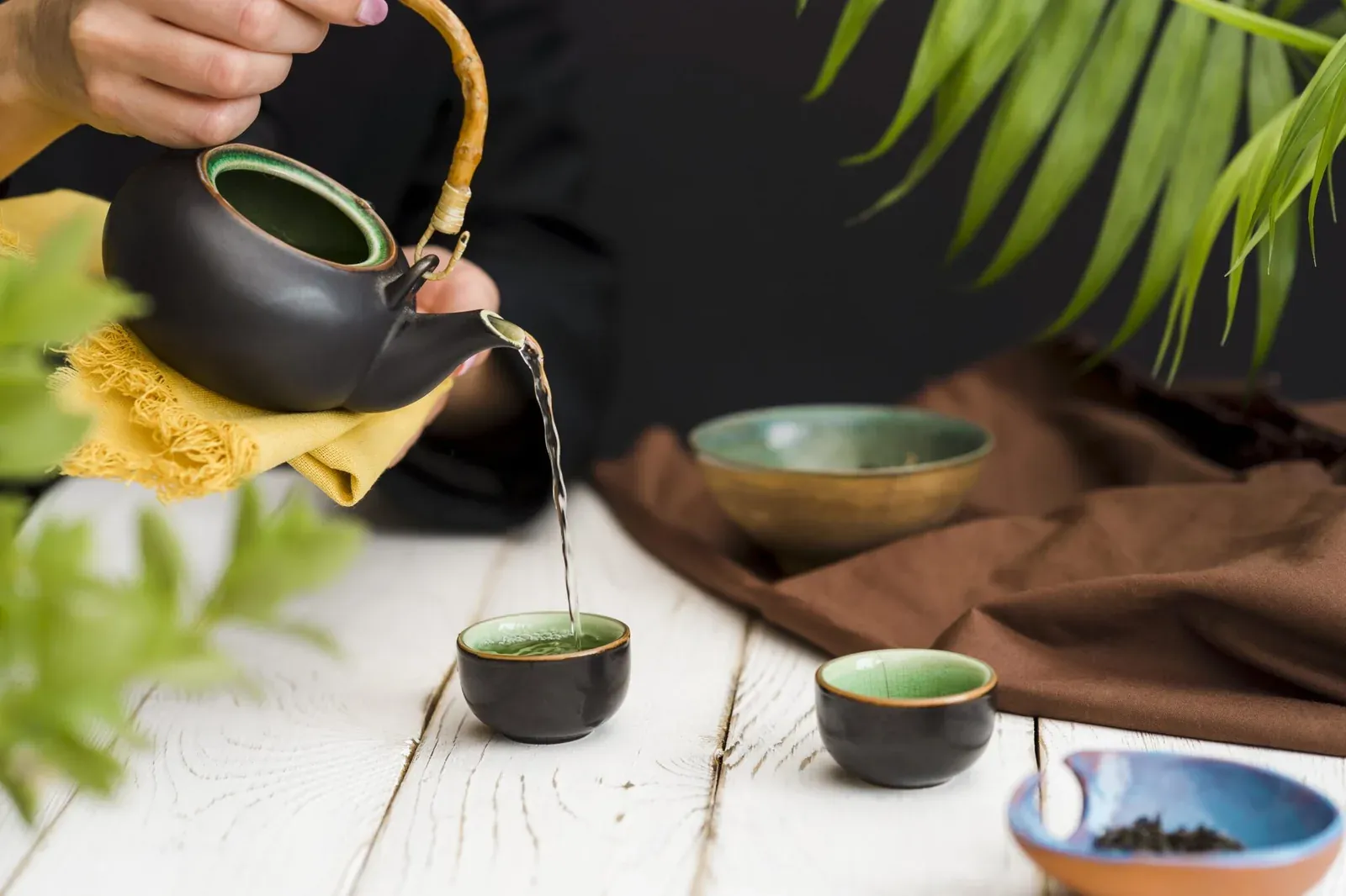The art of tea drinking illustration 2 | Doi Dep